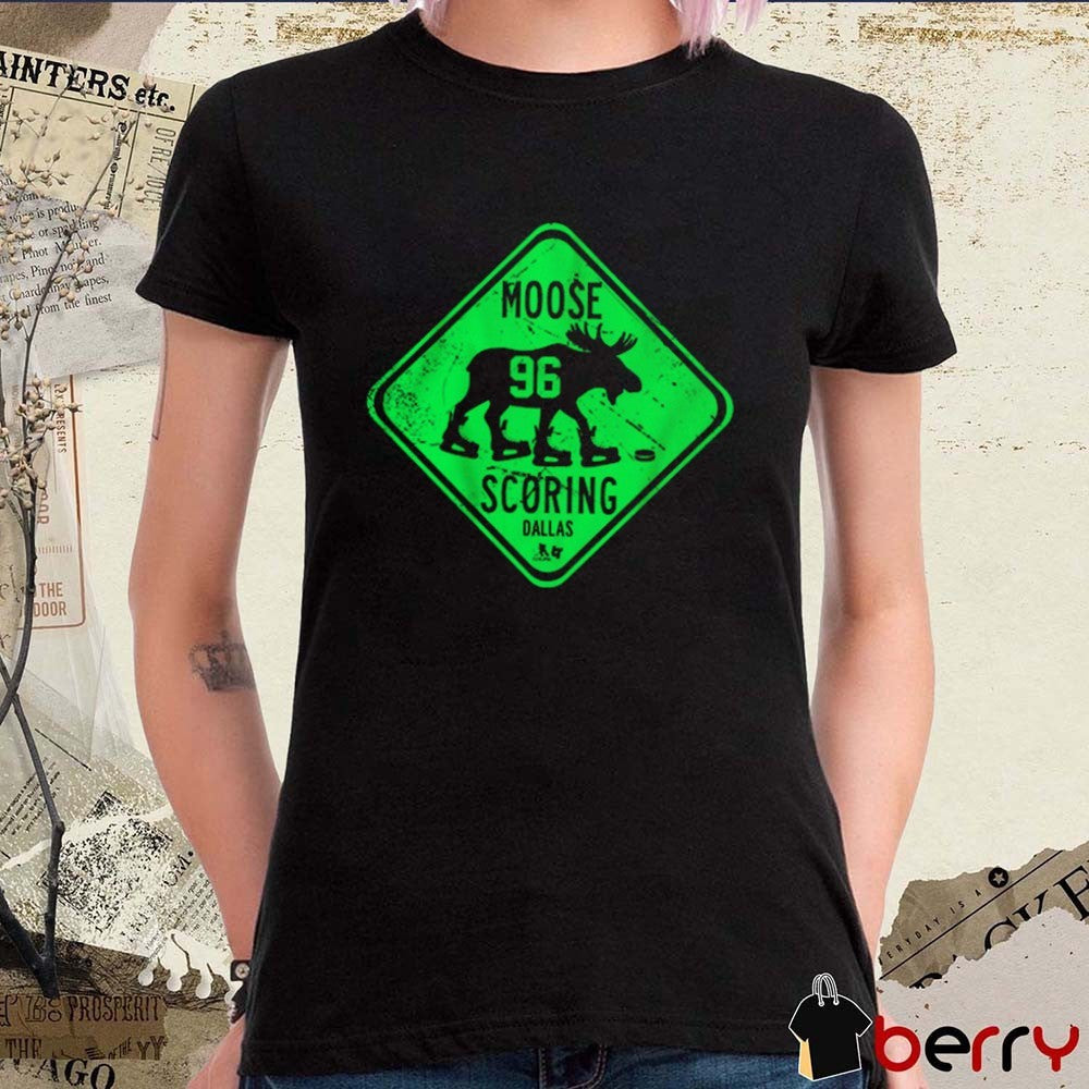 Mikko Rantanen Moose Scoring Sign Dallas Stars Hockey t-shirt