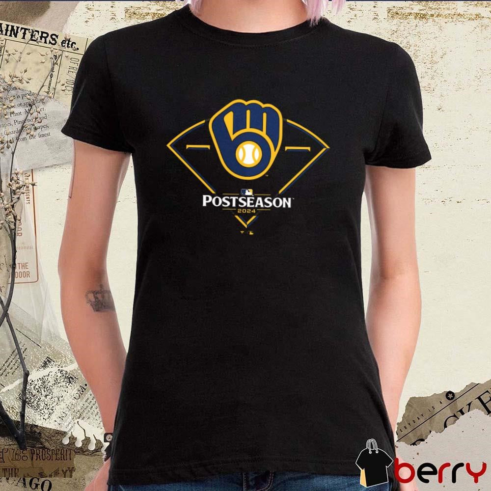Milwaukee Brewers 2024 MLB Postseason Around The Horn t-shirt
