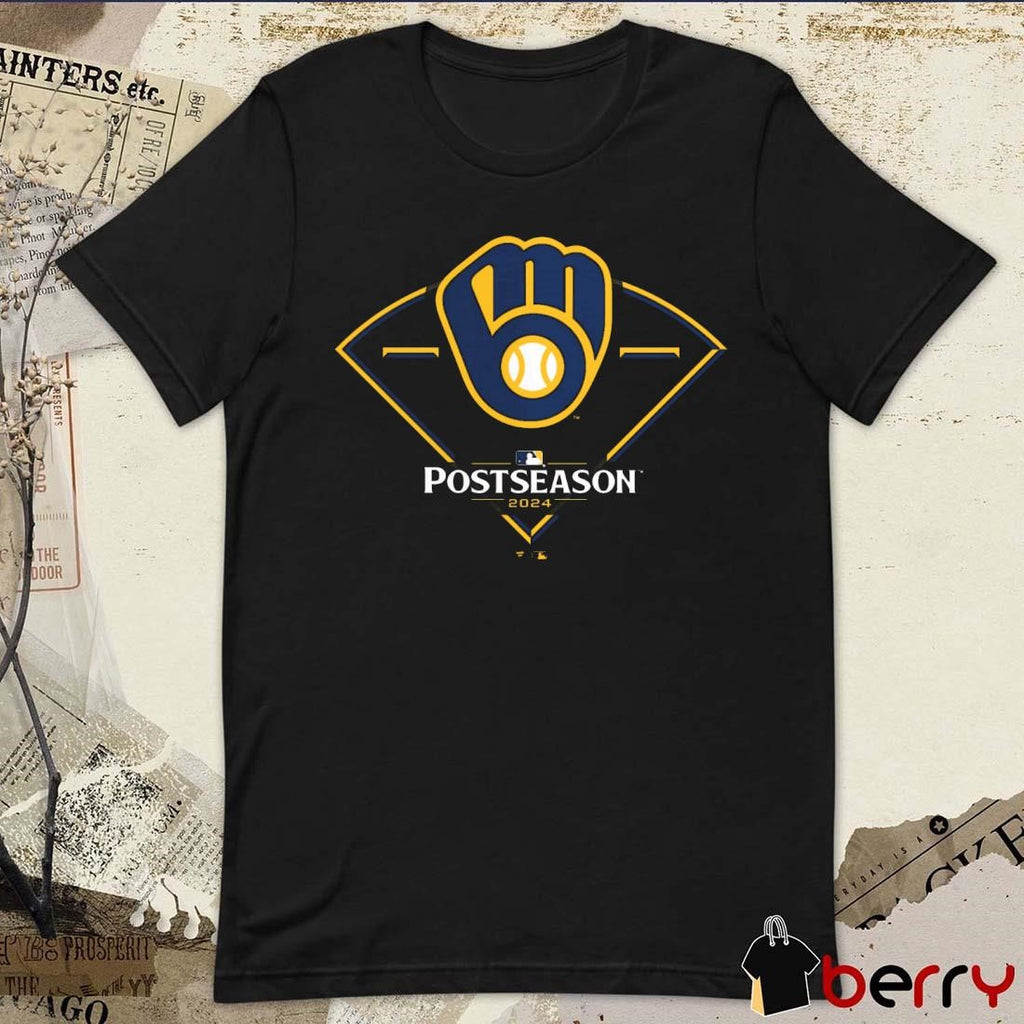 Milwaukee Brewers 2024 MLB Postseason Around The Horn t-shirt