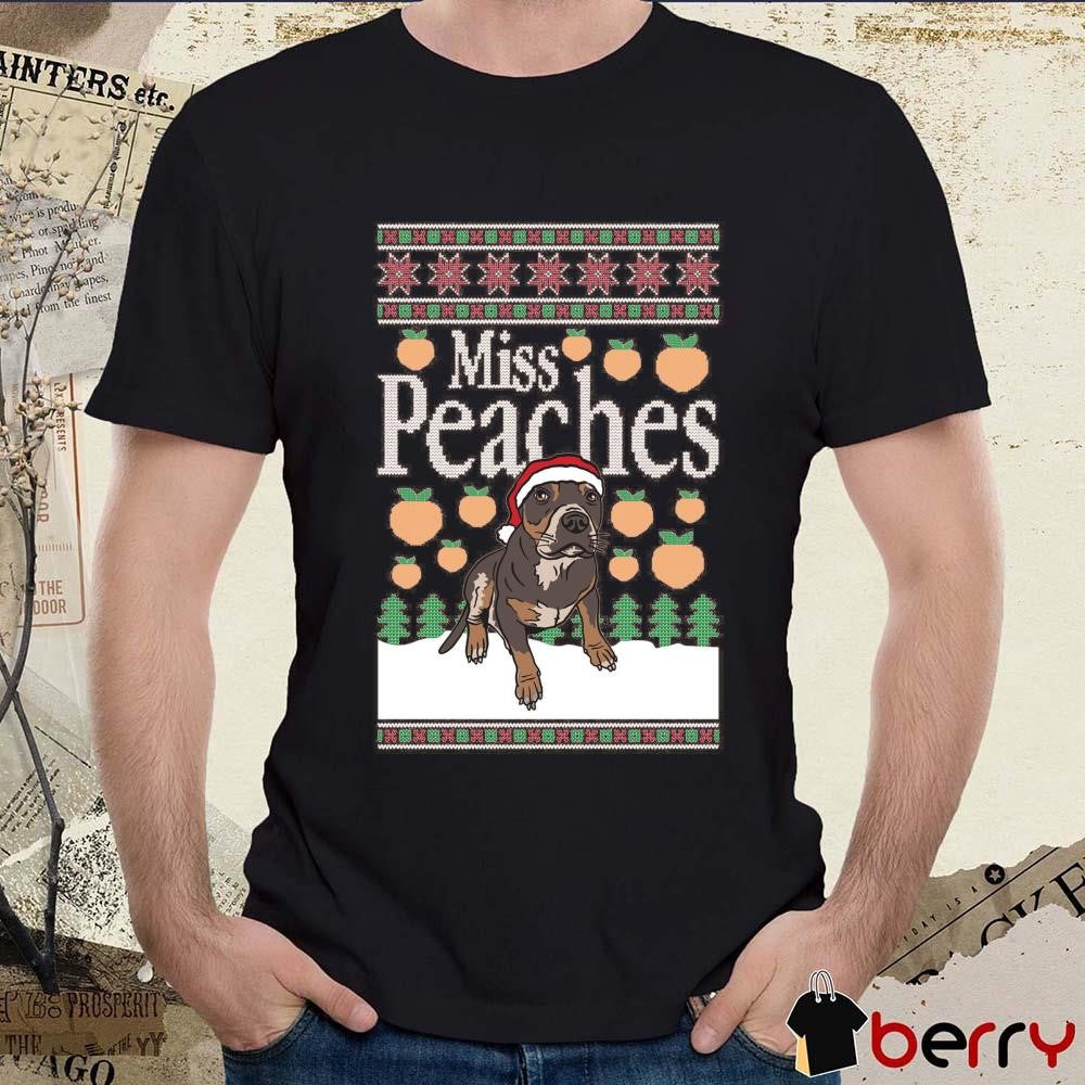 Miss Peaches Premium Ugly Sweater Christmas 2024 t-shirt
