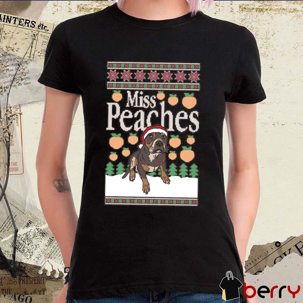 Miss Peaches Premium Ugly Sweater Christmas 2024 t-shirt