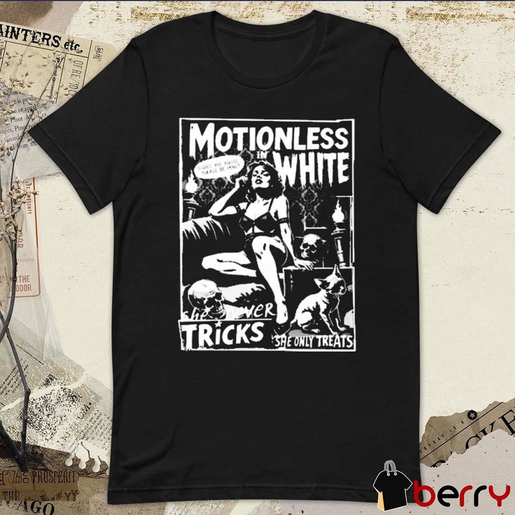 Miw Motionless In White She Never Tricks And Treats t-shirt