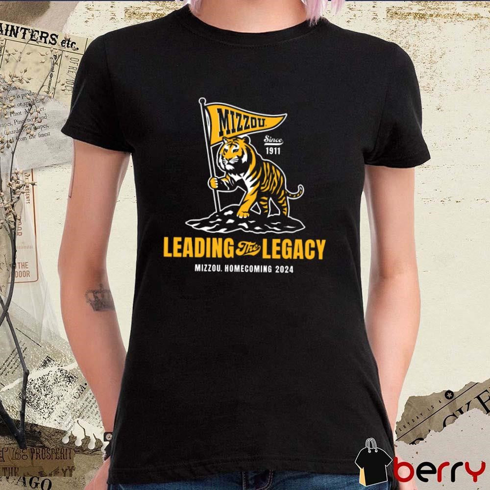 Mizzou Tigers 2024 Homecoming Leading the Legacy Since 1911 t-shirt