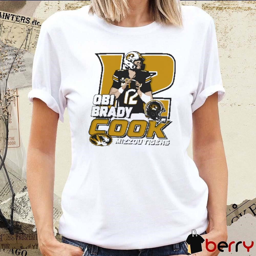 Mizzou Tigers NIL 2024 Football Brady Cook NCAA QB1 t-shirt