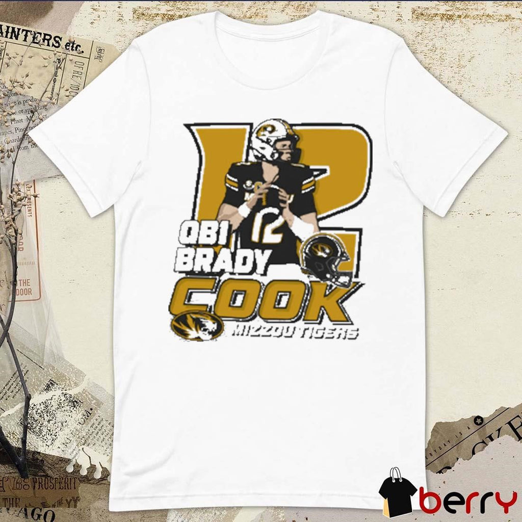 Mizzou Tigers NIL 2024 Football Brady Cook NCAA QB1 t-shirt
