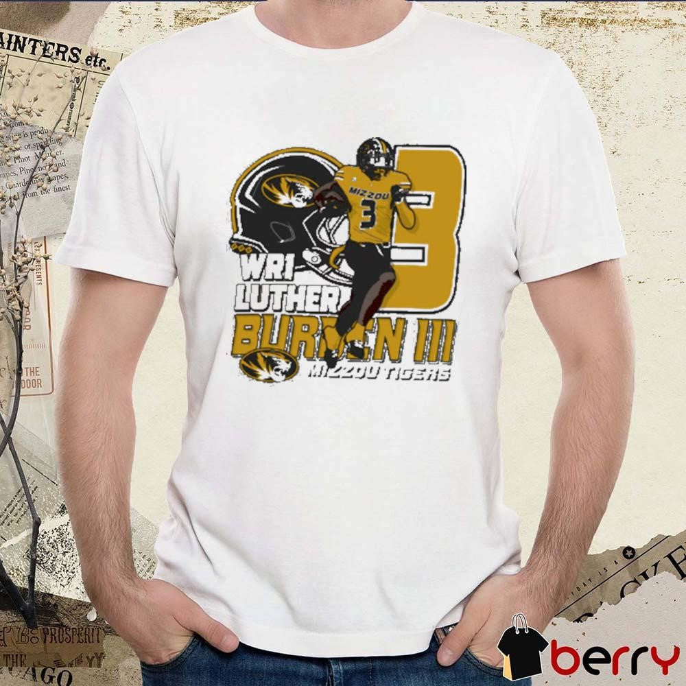 Mizzou Tigers NIL 2024 Football Luther Burden III WR1 NCAA t-shirt