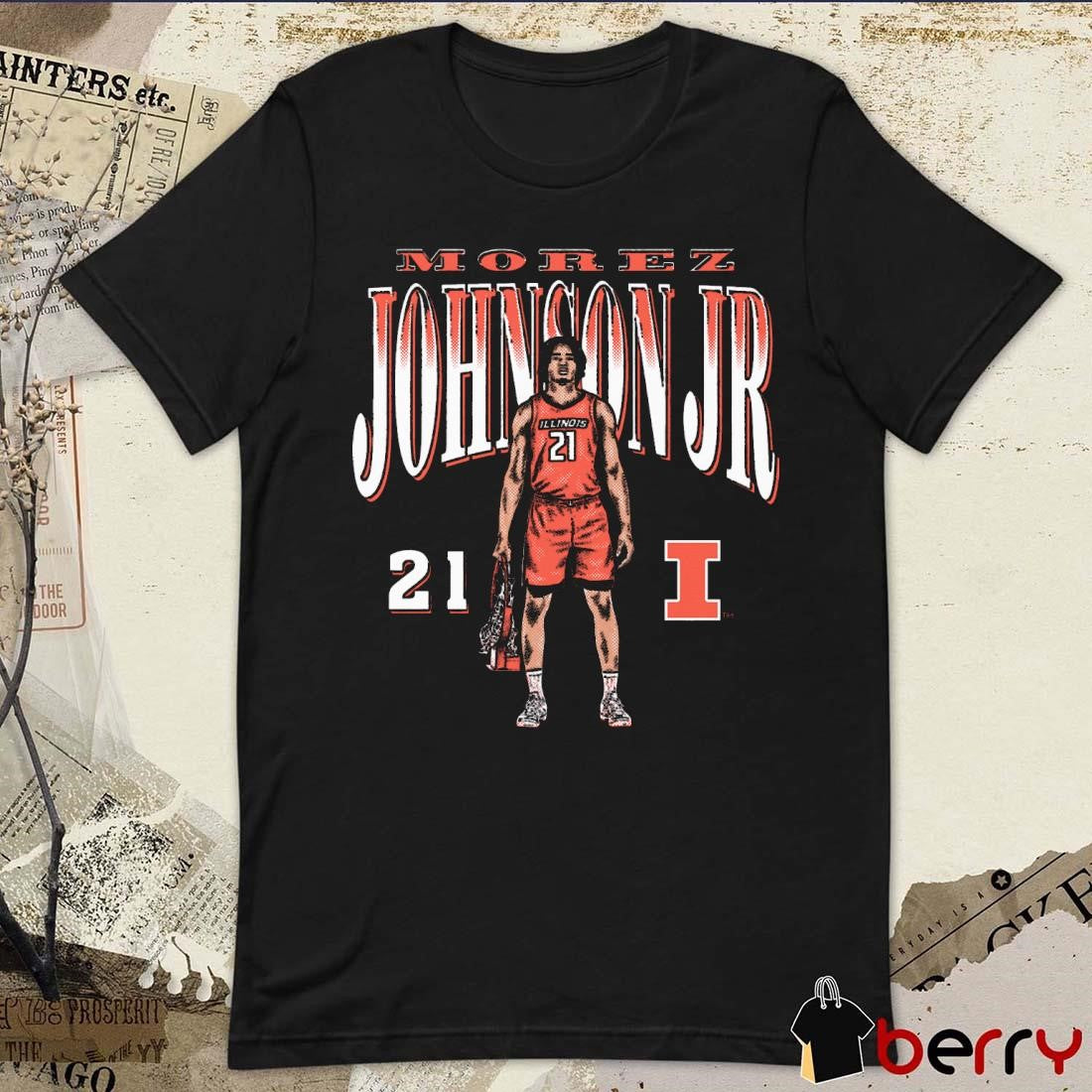 Morez Johnson Jr Classics Illinois Fighting Illini t-shirt