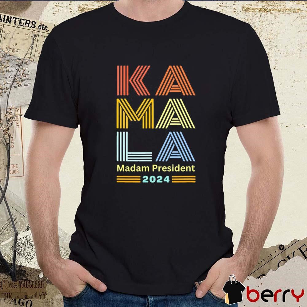 Morgan J. Freeman Kamala Madam President 2024 t-shirt