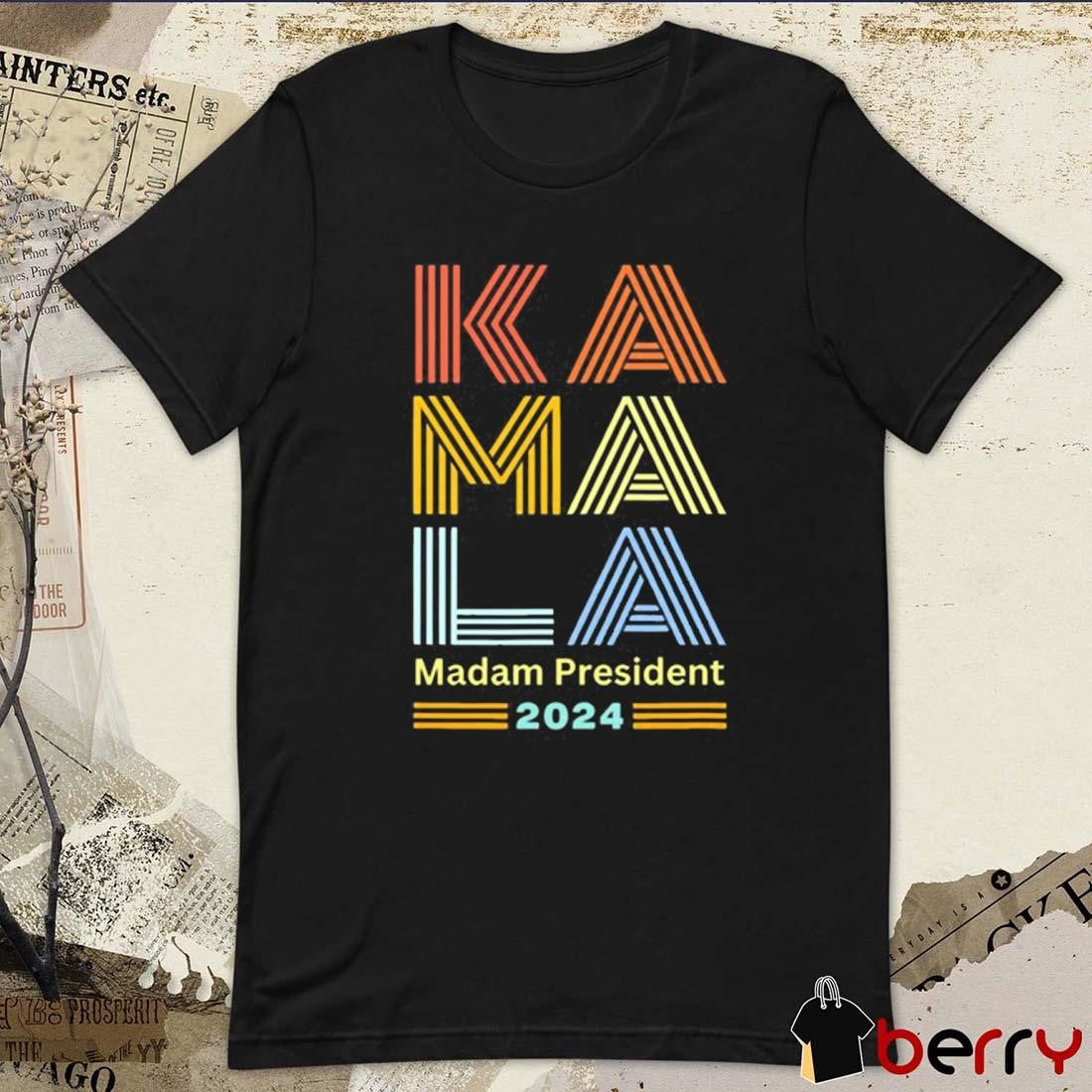 Morgan J. Freeman Kamala Madam President 2024 t-shirt