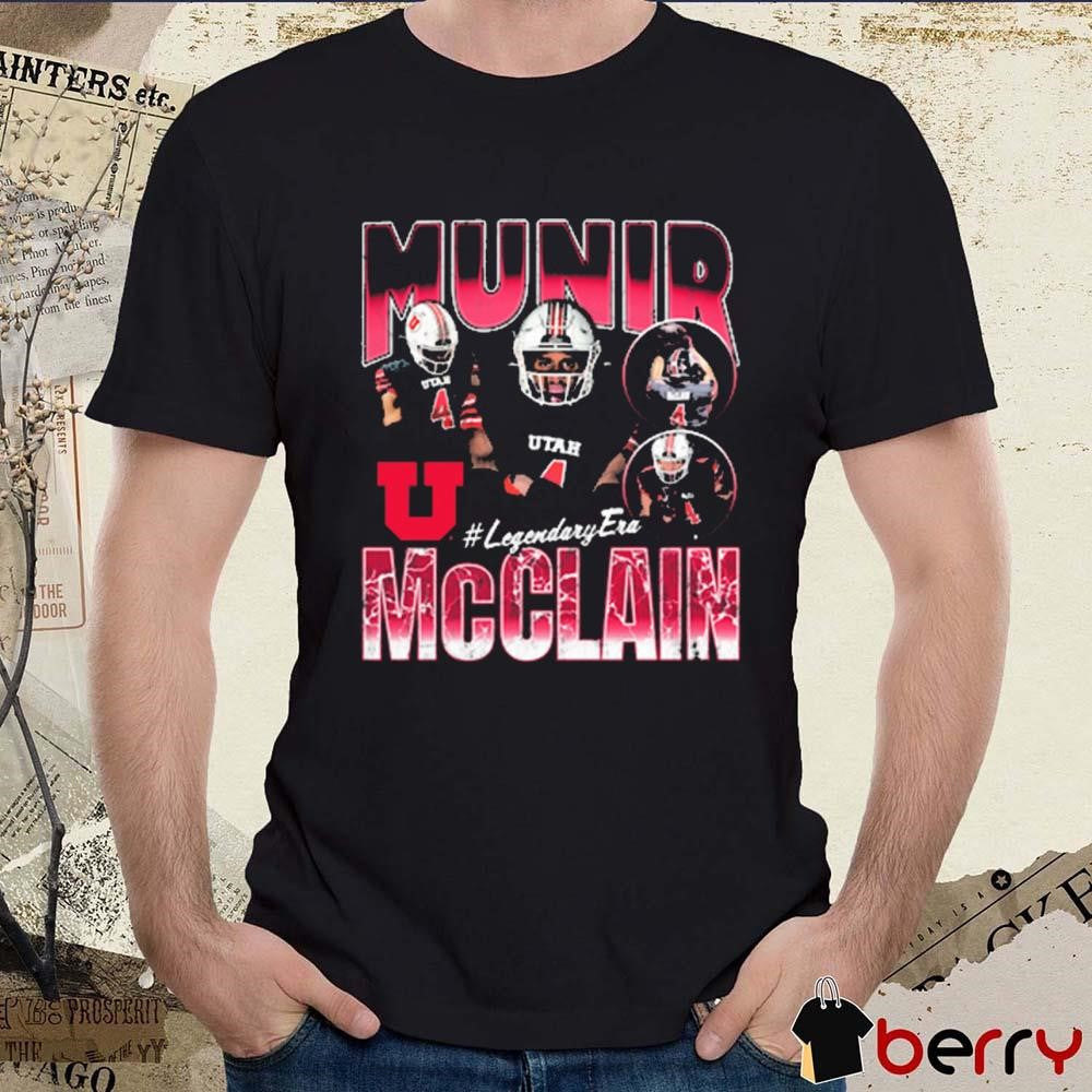 Munir McClain Utah Utes Legendary Era Graphic t-shirt
