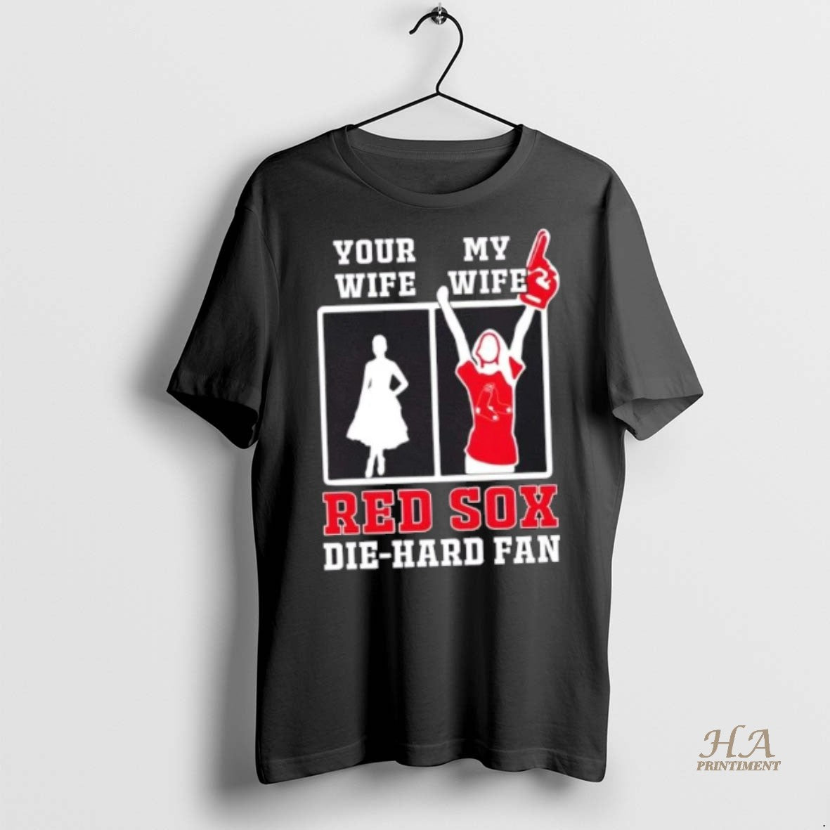 Official My Wife Boston Red Sox Baseball Die Hard Fan Shirt
