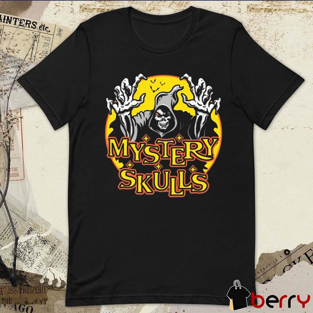 Mystery Skulls Halloween 2024 t-shirt
