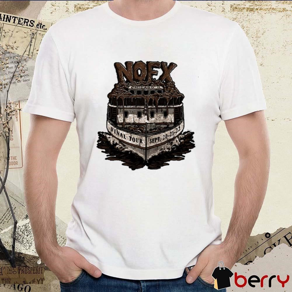 NOFX Final Tour Chicago Sept 20-21-22 Riotfest 2024 Douglas Park t-shirt