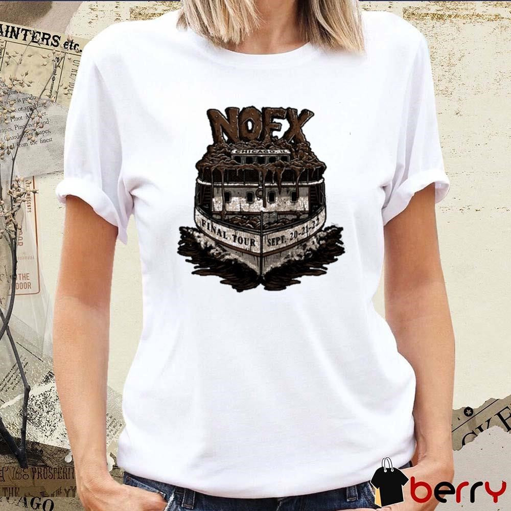 NOFX Final Tour Chicago Sept 20-21-22 Riotfest 2024 Douglas Park t-shirt