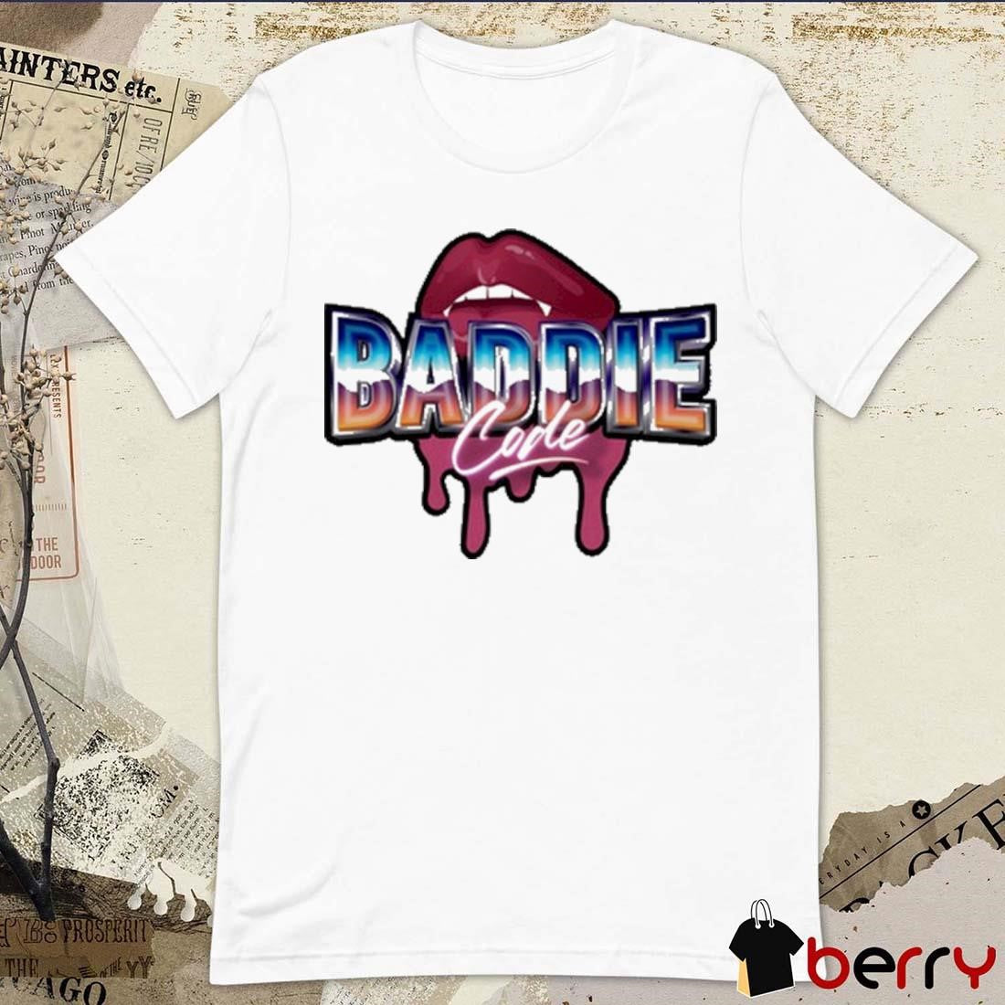 Natalie Lashes Baddie Code t-shirt
