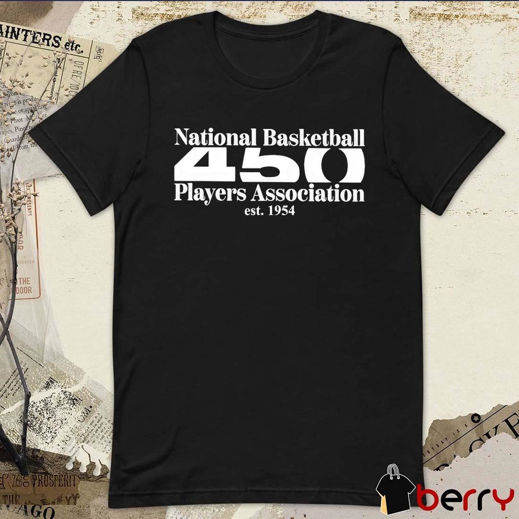 National Basketball 450 Players Association EST 1954 t-shirt