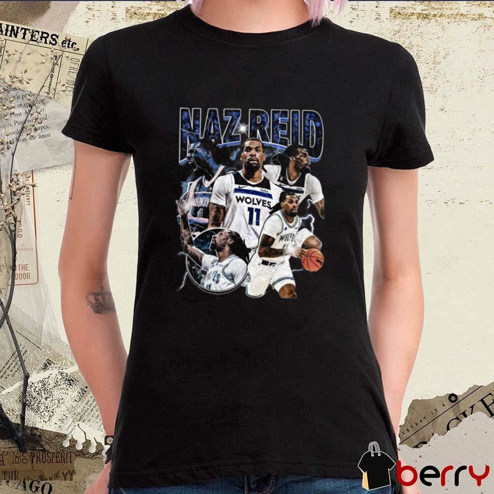 Naz Reid Minnesota Timberwolves NBA Graphic t-shirt