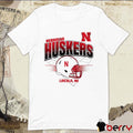 Nebraska Huskers Football Helmet Grid Lincoln NE t-shirt