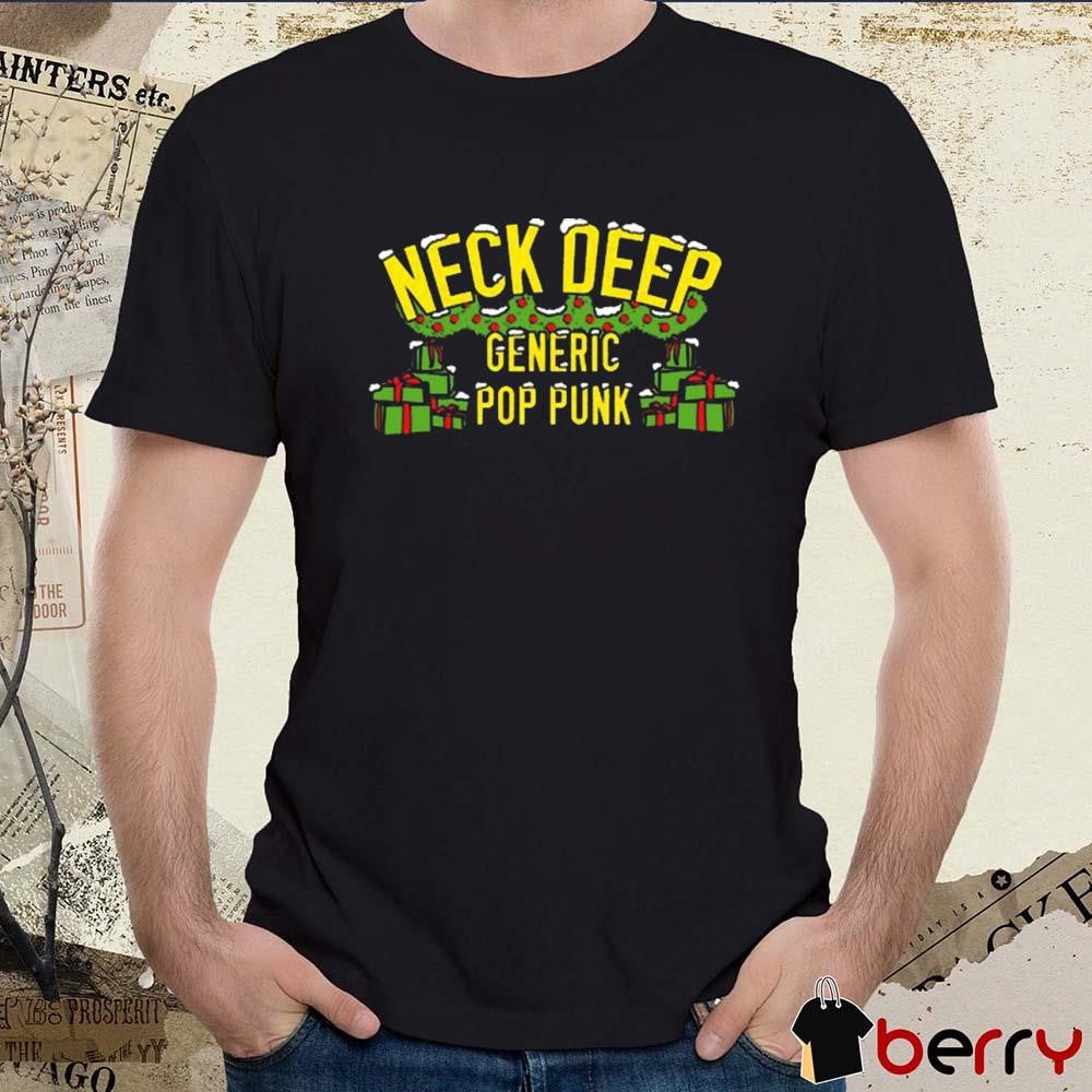 Neck Deep Generic Pop Punk Christmas 2024 t-shirt
