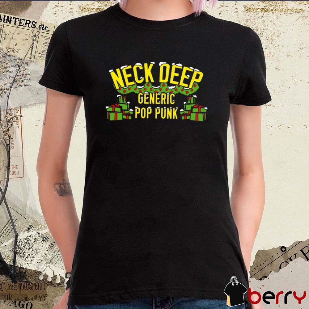 Neck Deep Generic Pop Punk Christmas 2024 t-shirt