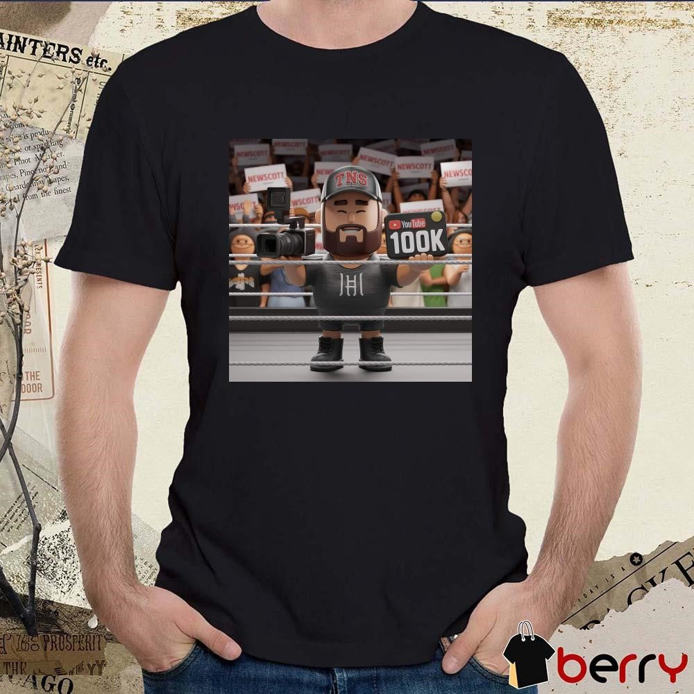 New Cott 1.5 weeks ago Youtube Channel Broke 100k Sub t-shirt