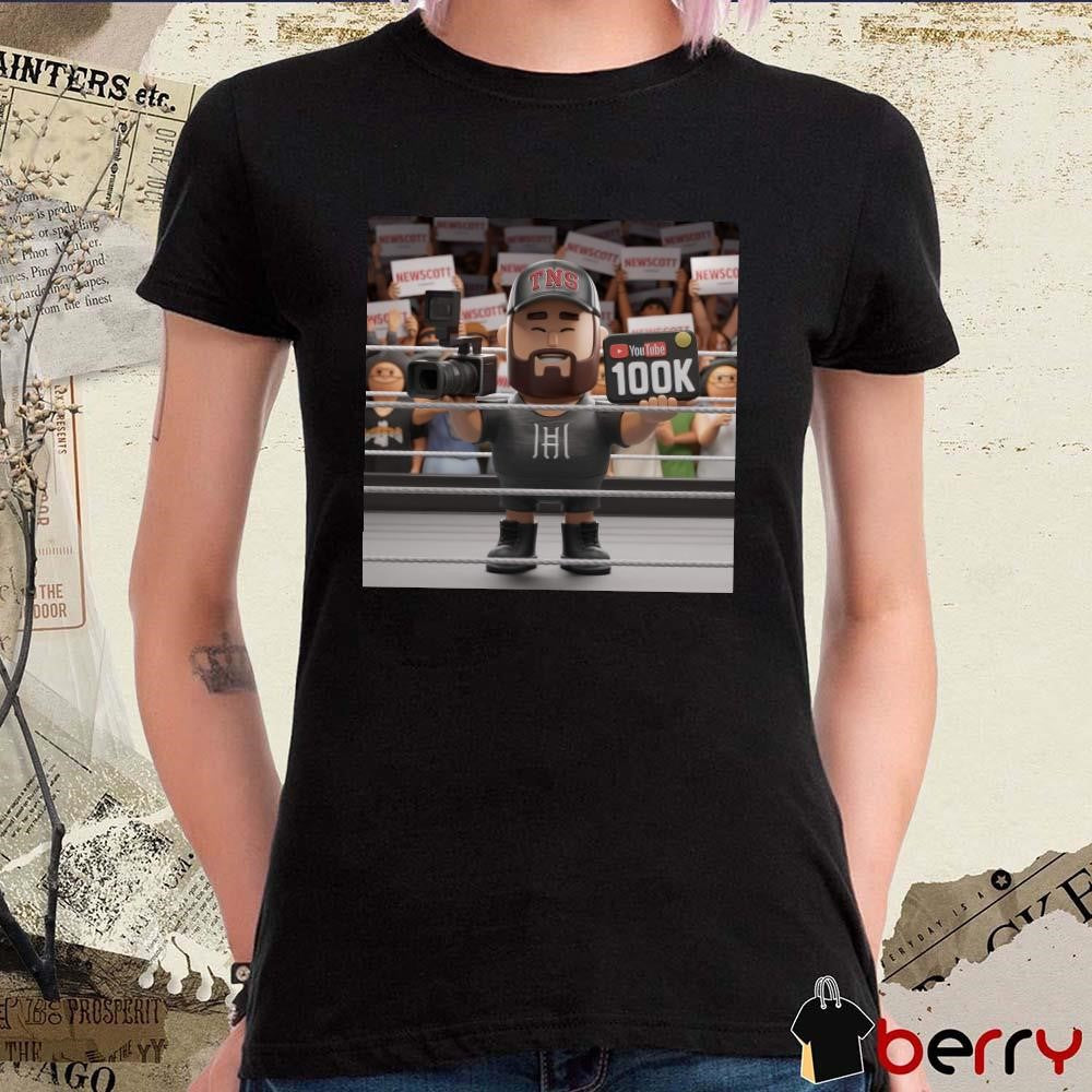 New Cott 1.5 weeks ago Youtube Channel Broke 100k Sub t-shirt