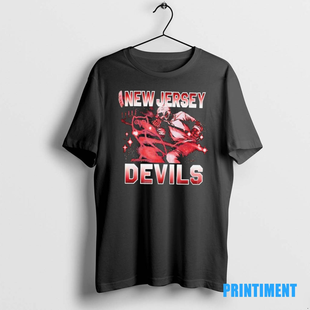 Official New Jersey Devils Hockey X Ovo Nhl Graphic Tee Sweater