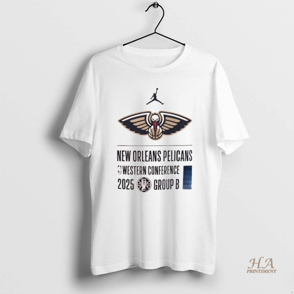 Official New Orleans Pelicans Western Conference 2025 Group B Logo