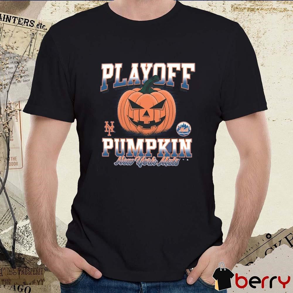 New York Mets 2024 MLB Postseason Playoff Pumpkin Halloween t-shirt
