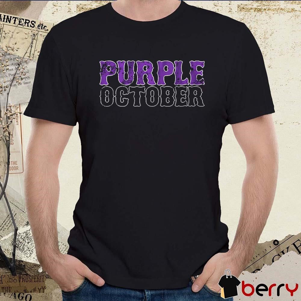 New York Mets Baseball Purple October t-shirt
