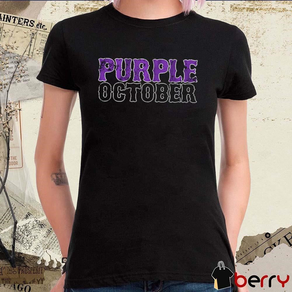 New York Mets Baseball Purple October t-shirt