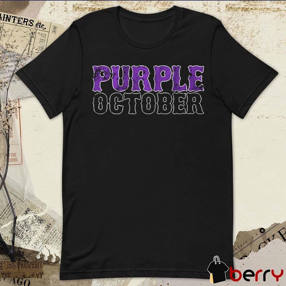 New York Mets Baseball Purple October t-shirt