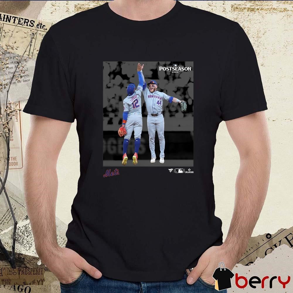 New York Mets Harrison Bader And Francisco Lindor 2024 MLB Postseason Moments t-shirt