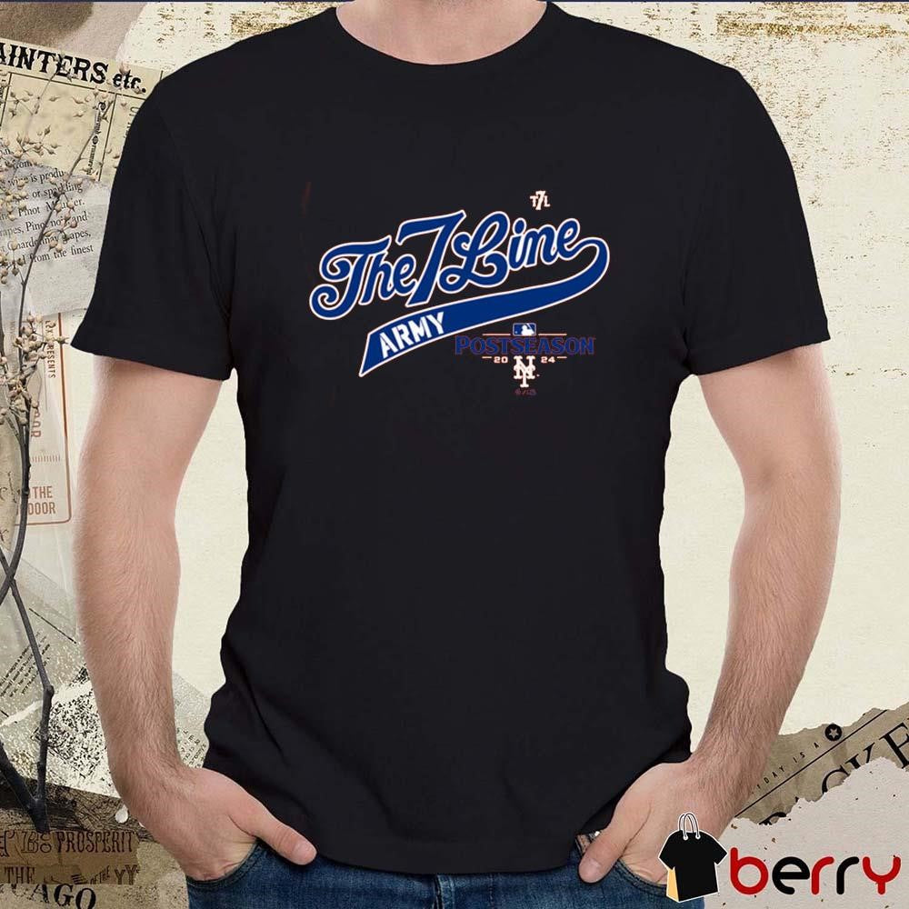 New York Mets The 7 Line Army 2024 MLB Postseason 2024 t-shirt