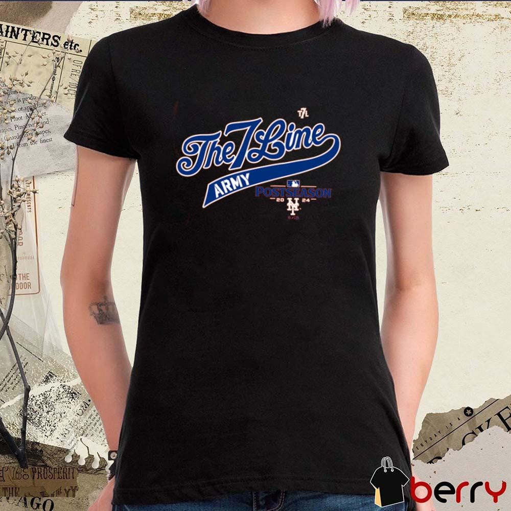 New York Mets The 7 Line Army 2024 MLB Postseason 2024 t-shirt