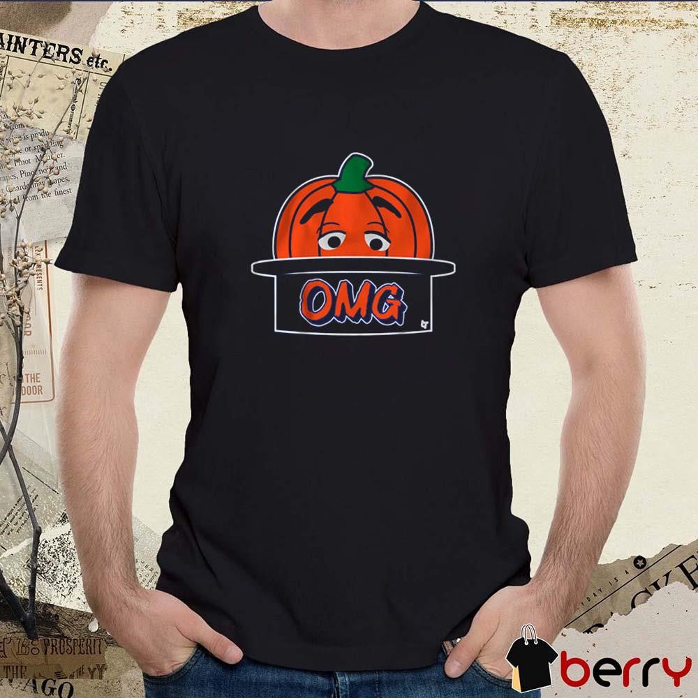 New York Playoff Pumpkin OMG New York Mets t-shirt