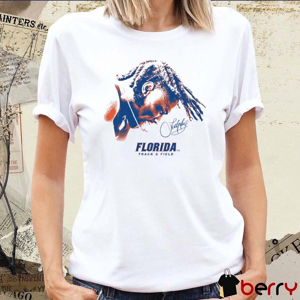 Nicholas Spikes Florida Gators Track And Field Portrait Signature t-shirt
