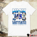 Nick Vattiato Middle Tennessee Blue Raiders 90s Retro Graphic t-shirt