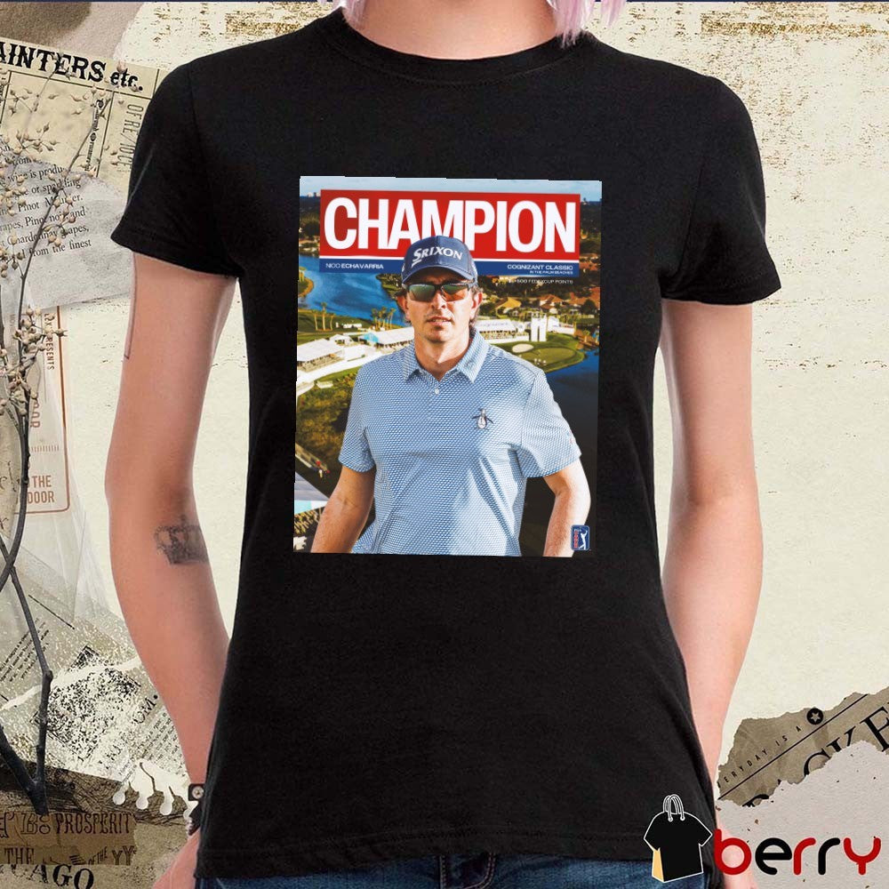 Nico Echavarria Wins Cognizant Classic In The Palm Beaches Champions PGA Tour Poster t-shirt