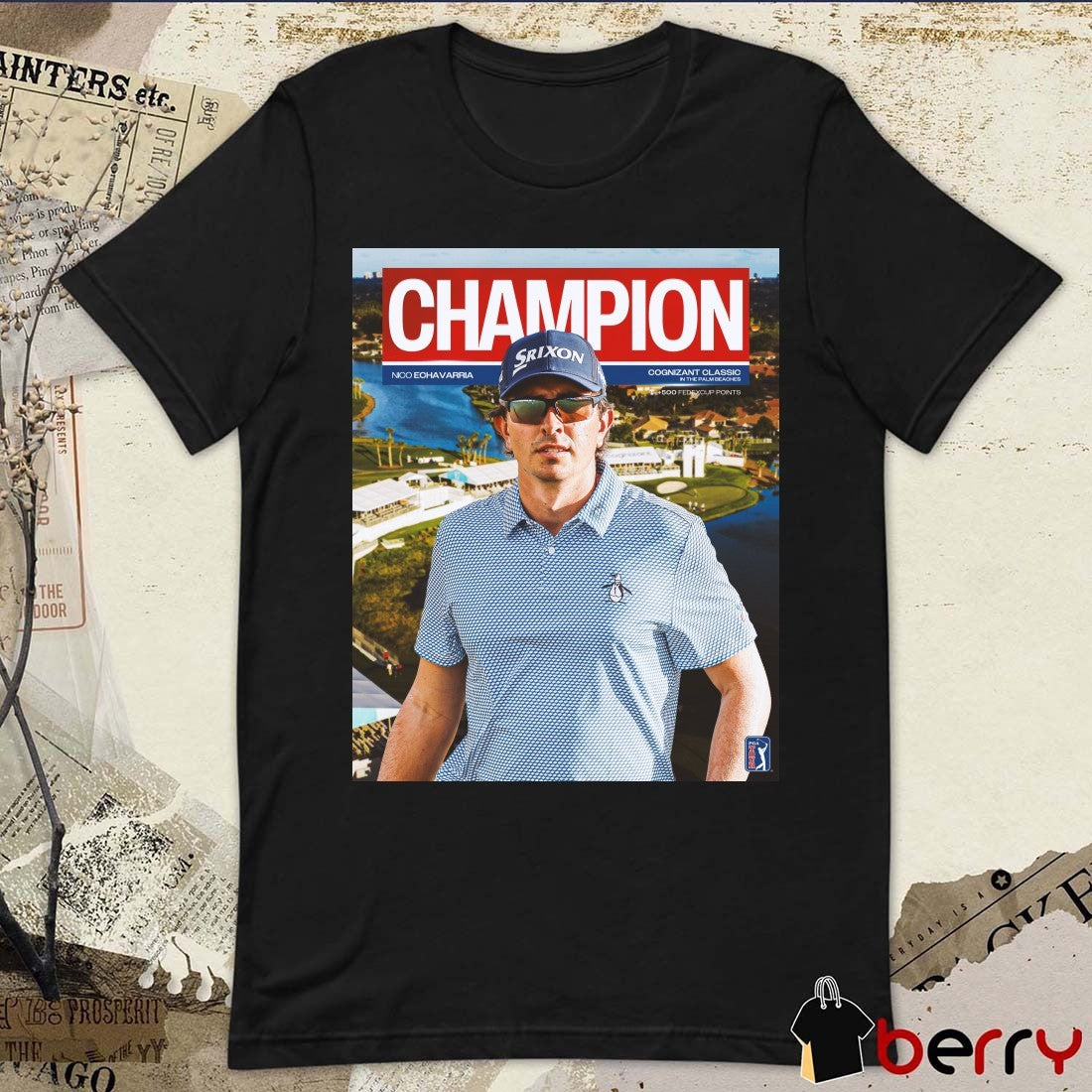 Nico Echavarria Wins Cognizant Classic In The Palm Beaches Champions PGA Tour Poster t-shirt