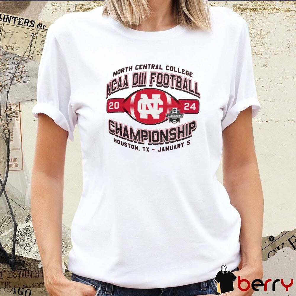 North Central Cardinals College 2024 NCAA Division III Football Championship Houston TX January 5 t-shirt