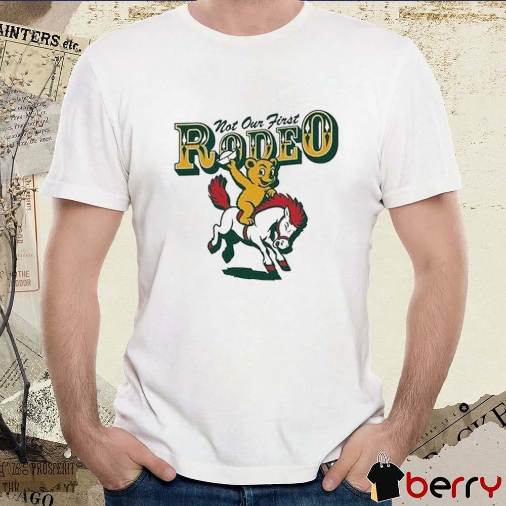 Not Our First Rodeo Baylor Bears Vs SMU Mustangs Mascots t-shirt