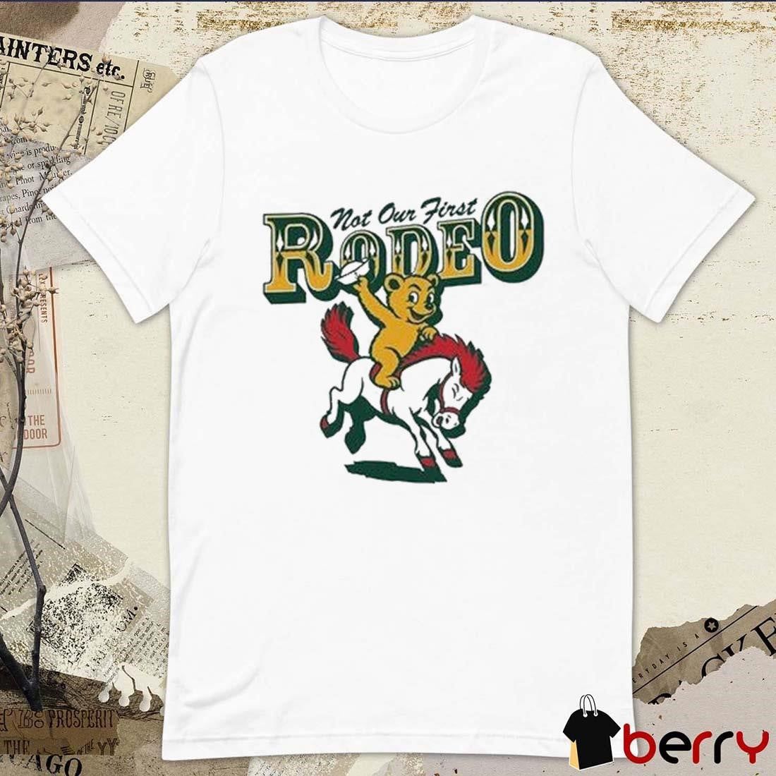 Not Our First Rodeo Baylor Bears Vs SMU Mustangs Mascots t-shirt