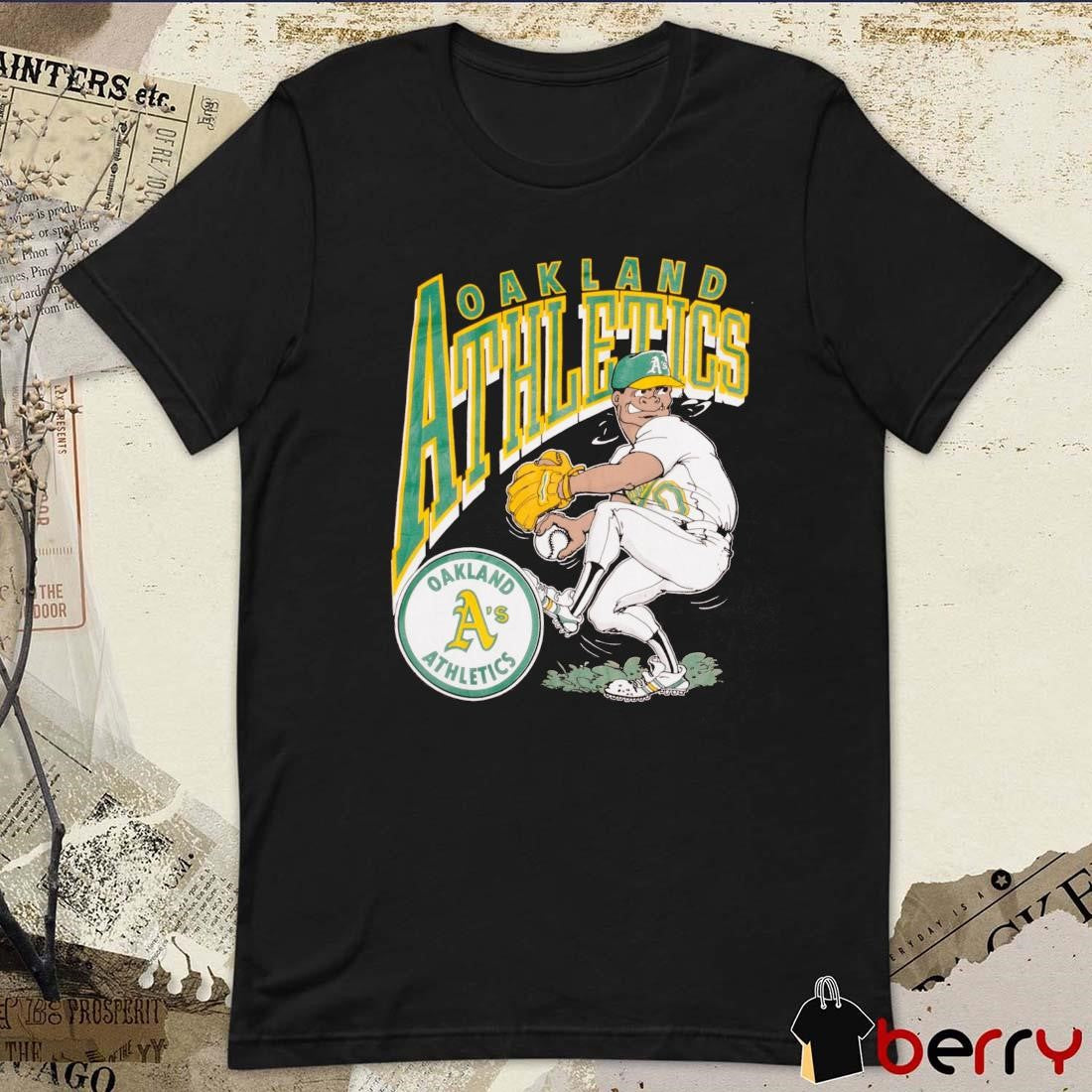Oakland Athletics 1990s Vintage MLB Caricature t-shirt