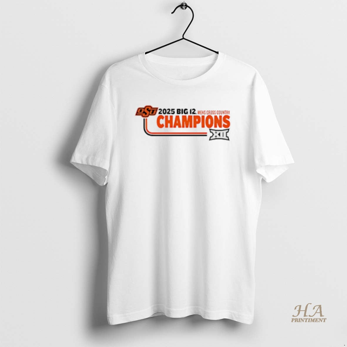 Official Oklahoma State Cowboys 2025 Big 12 Mens Cross Country Champions