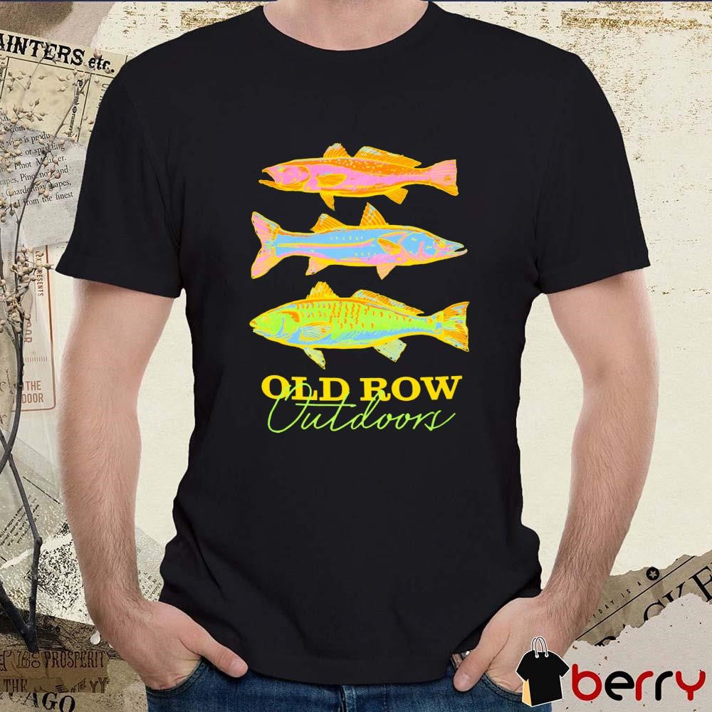 Old Row Outdoors Neon Fish Pocket t-shirt