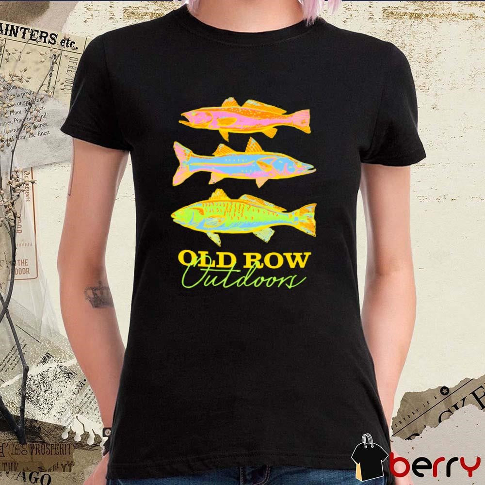 Old Row Outdoors Neon Fish Pocket t-shirt