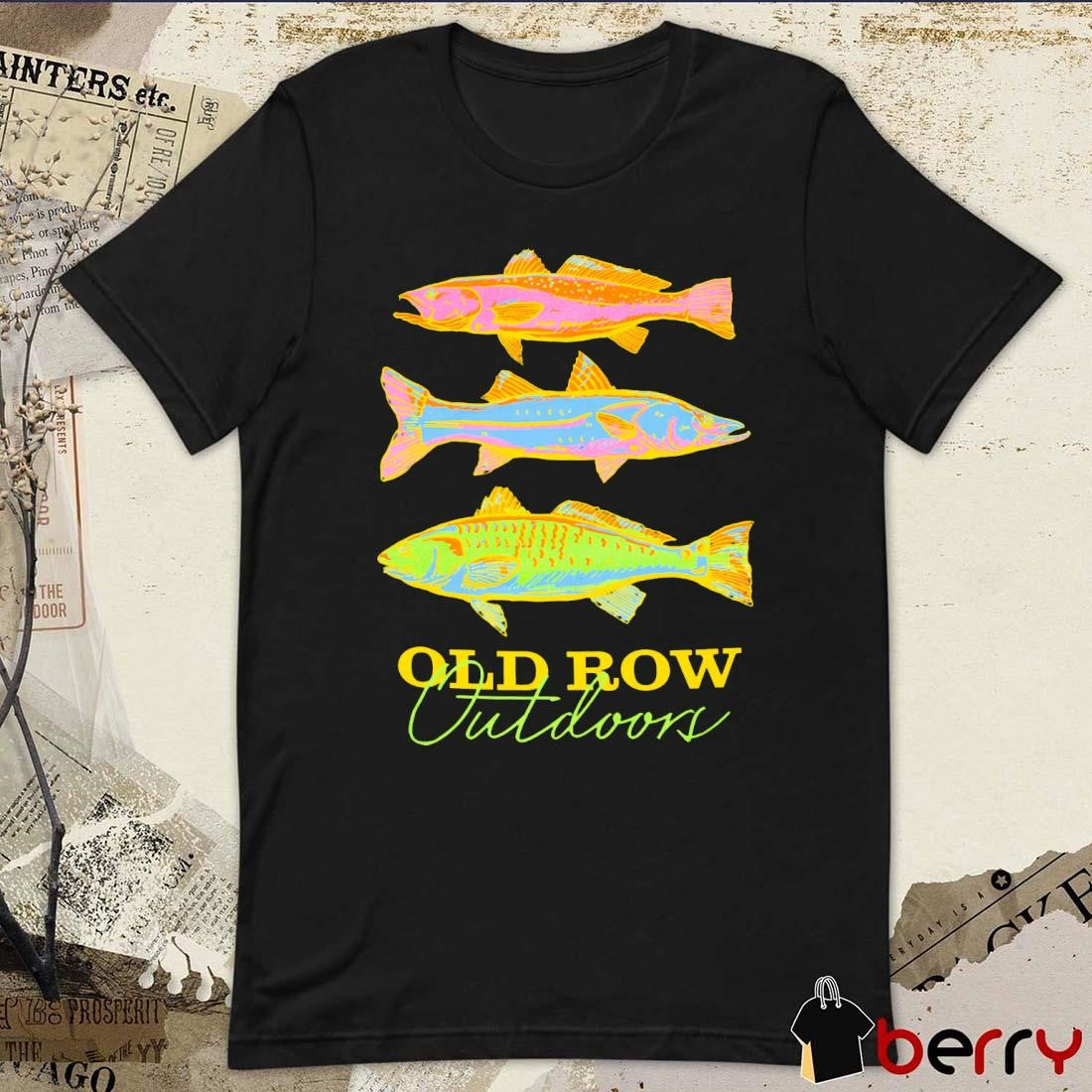 Old Row Outdoors Neon Fish Pocket t-shirt