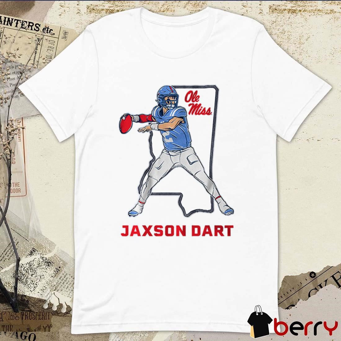 Ole Miss Football Jaxson Dart State Star t-shirt