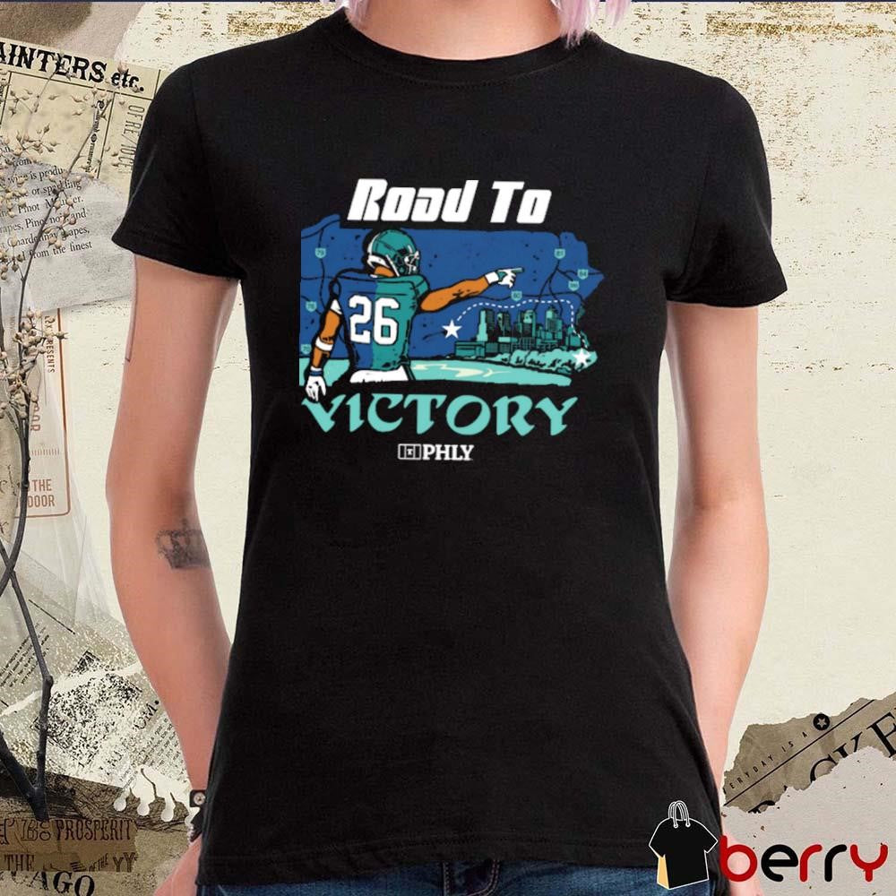 PHLY Road to Victory Philly Football Painting t-shirt